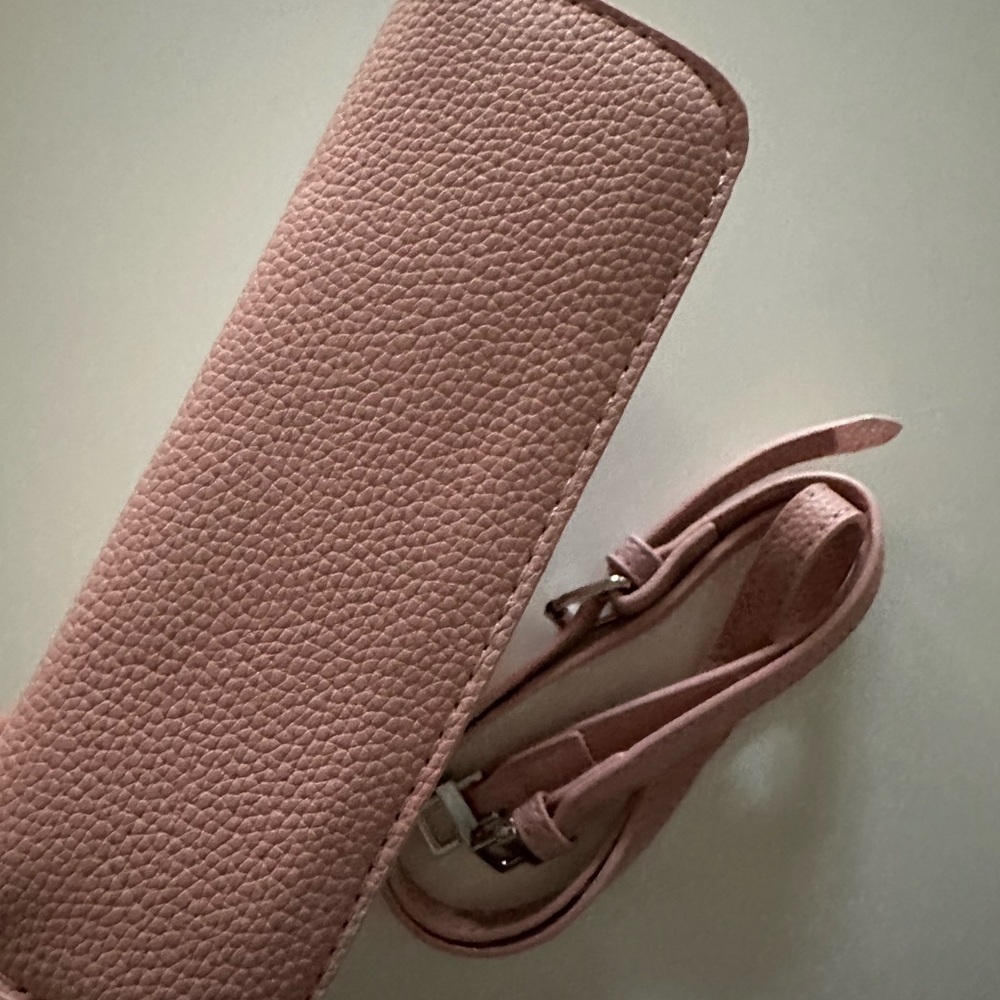Women’s Pink Leather Top-Handle Tote/crossbody Bag - Picture 8 of 8